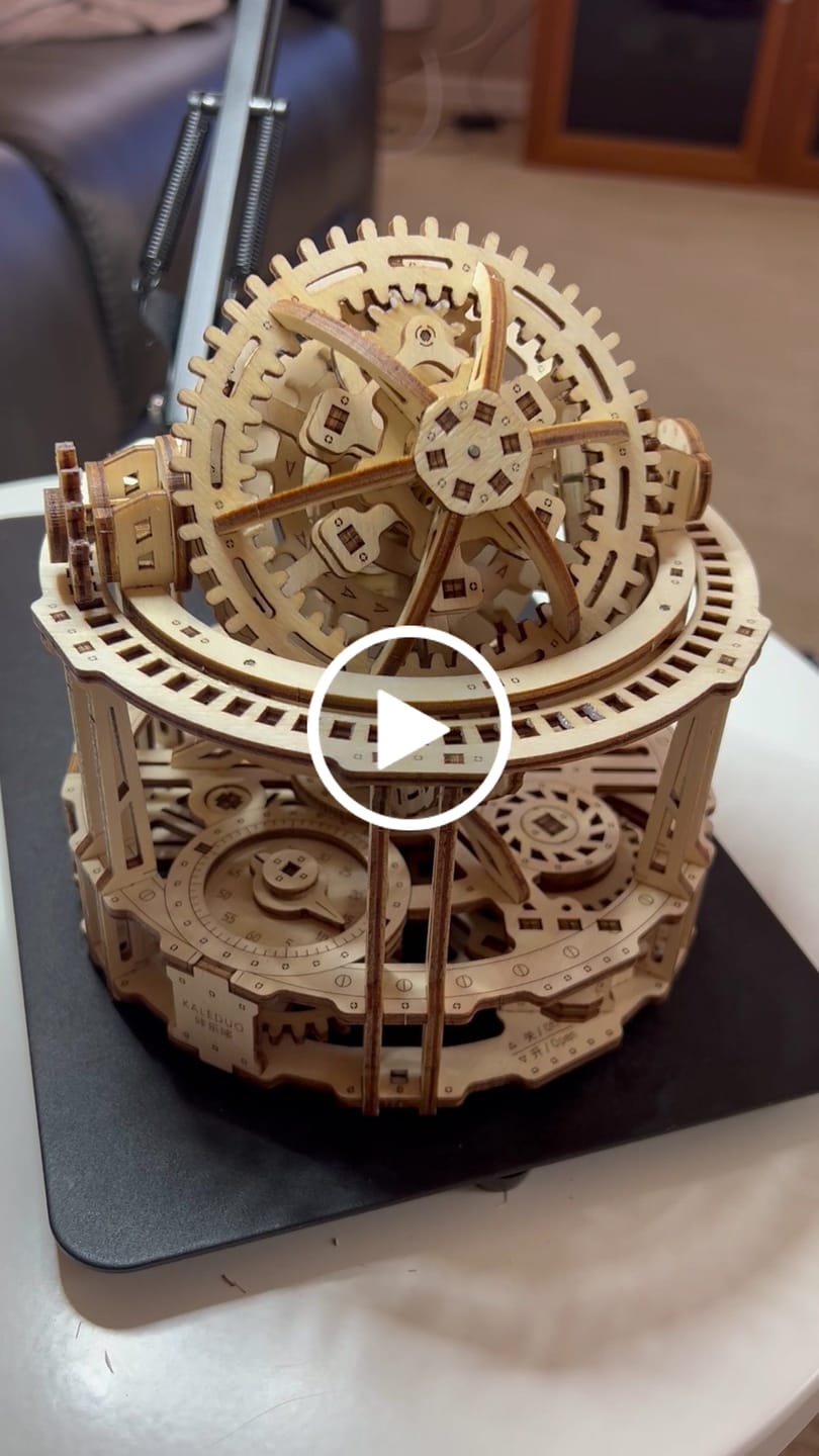 Customer video review of Rokrgeek Tourbillon Timer 3D Wooden Puzzle