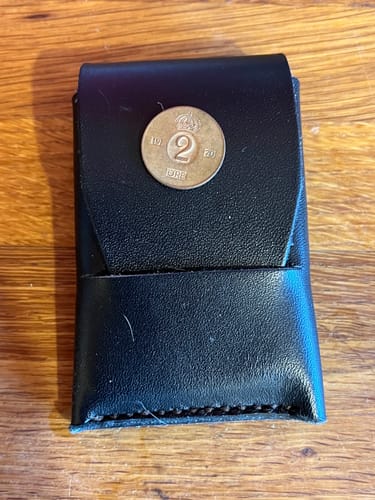 Customer photo review of Slimmad plånbok i äkta läder
