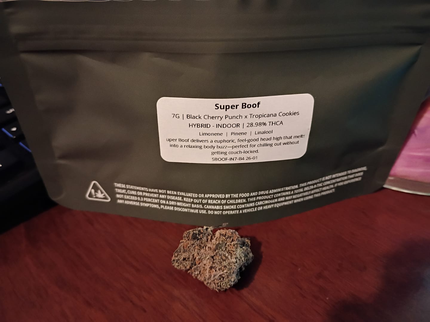 Customer photo review of Super Boof
