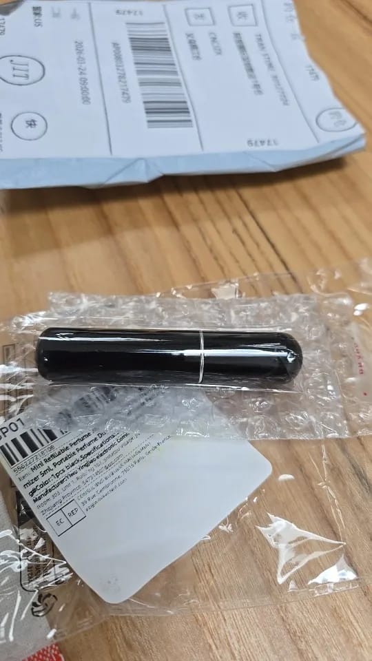 Customer photo review of Pocket Travel Perfume Refill Atomizer