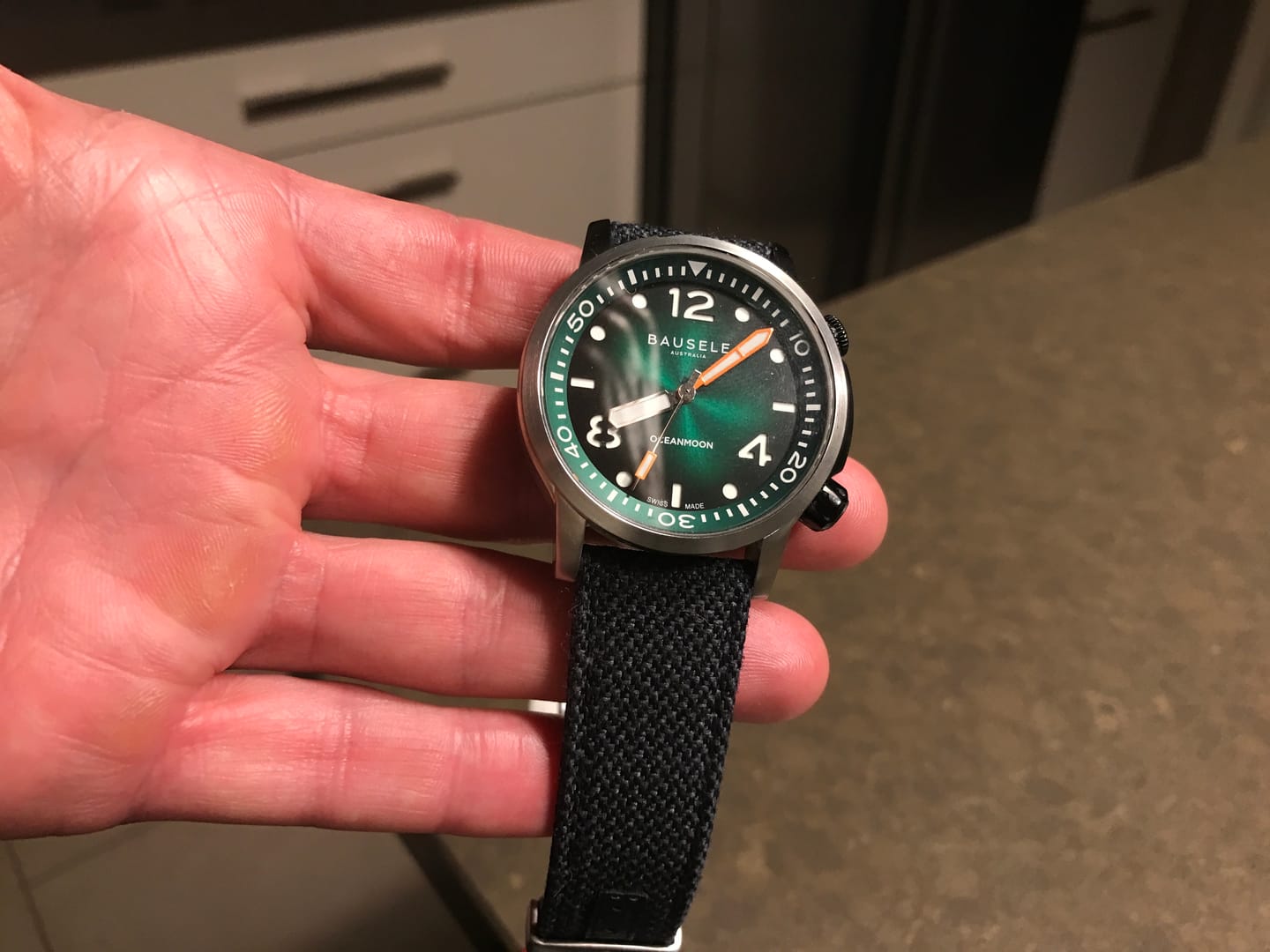 Customer photo review of OCEANMOON 5TH GEN. | EMERALD GREEN