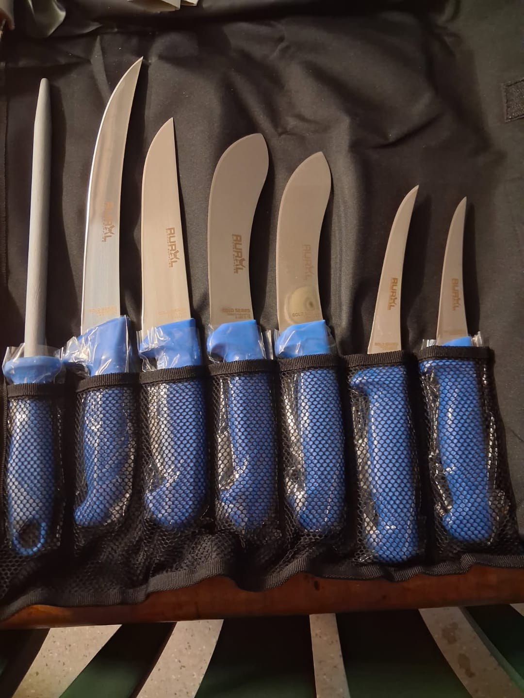 Customer photo review of 7PC Professional Butchers Knife Set