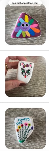 Customer photo review of Starterspakket Happy Stones + App om ze te volgen
