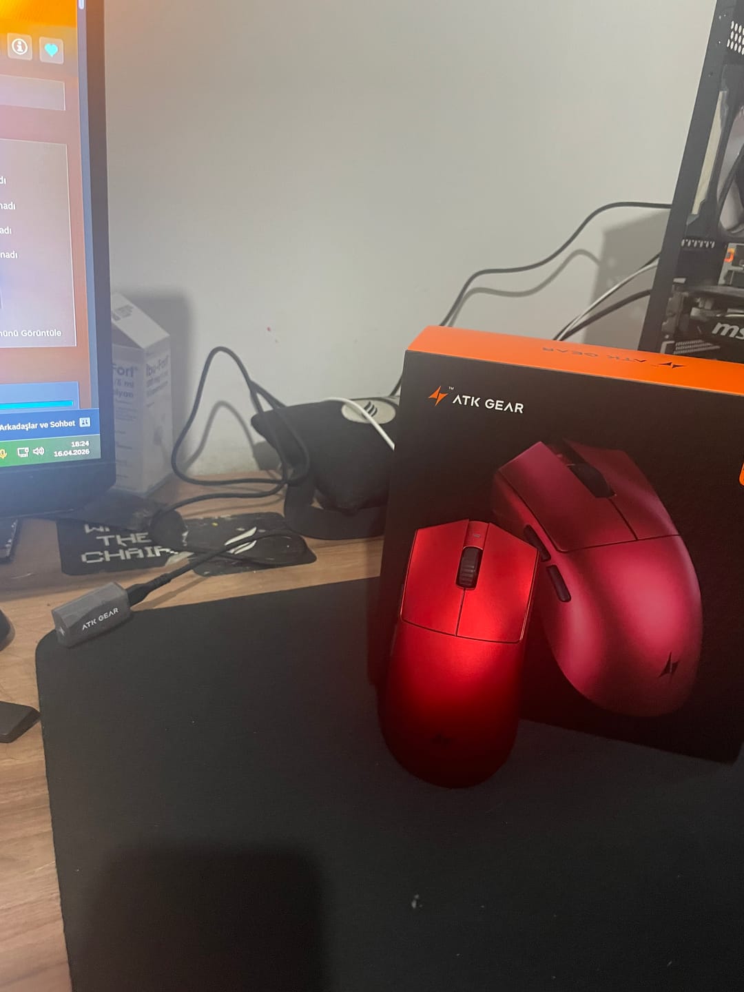 Customer photo review of ATK Blazing Sky X1 V2 Wireless Mouse