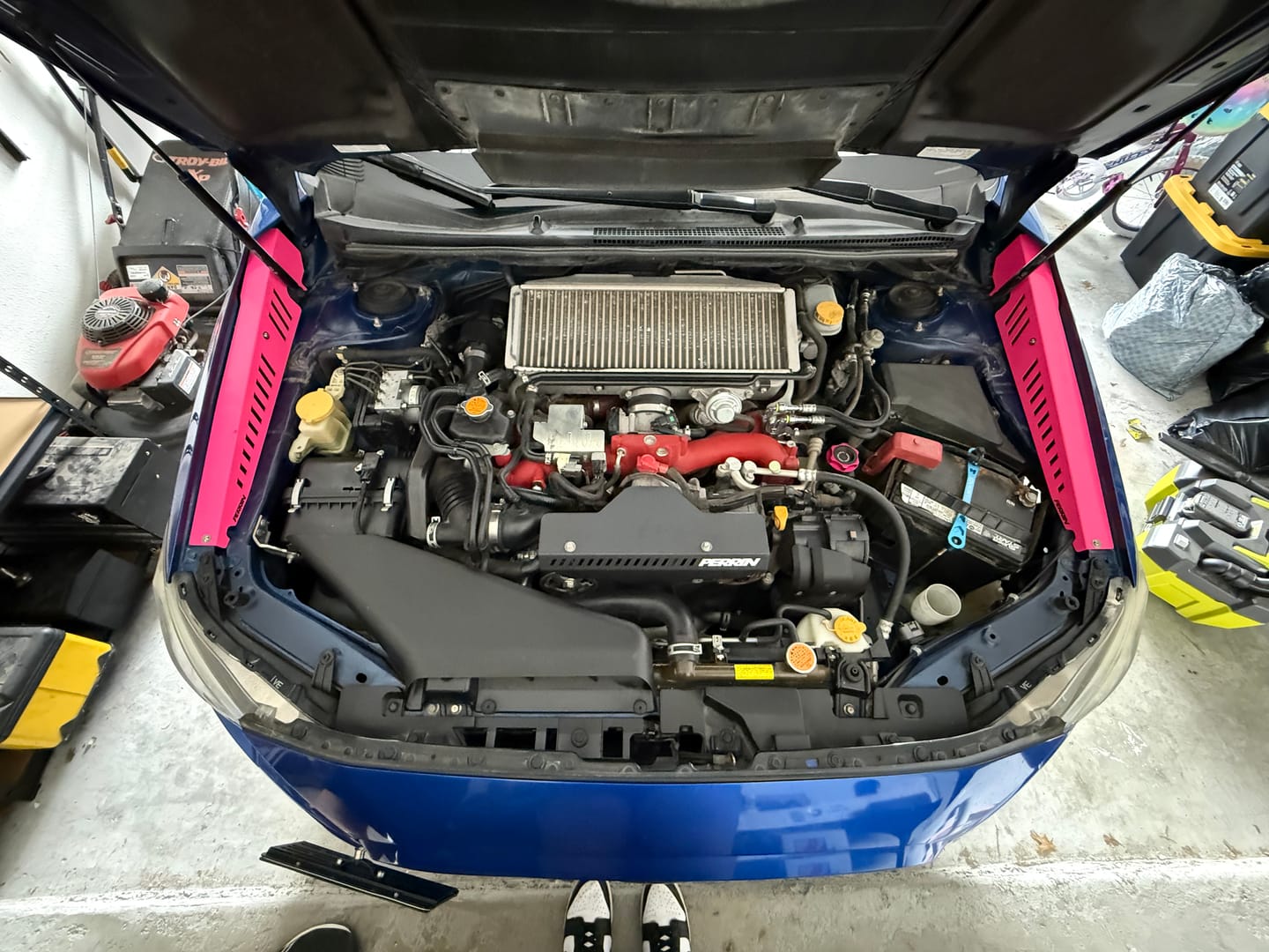 Customer photo review of Fender Shrouds for 2015-2021 WRX/STI