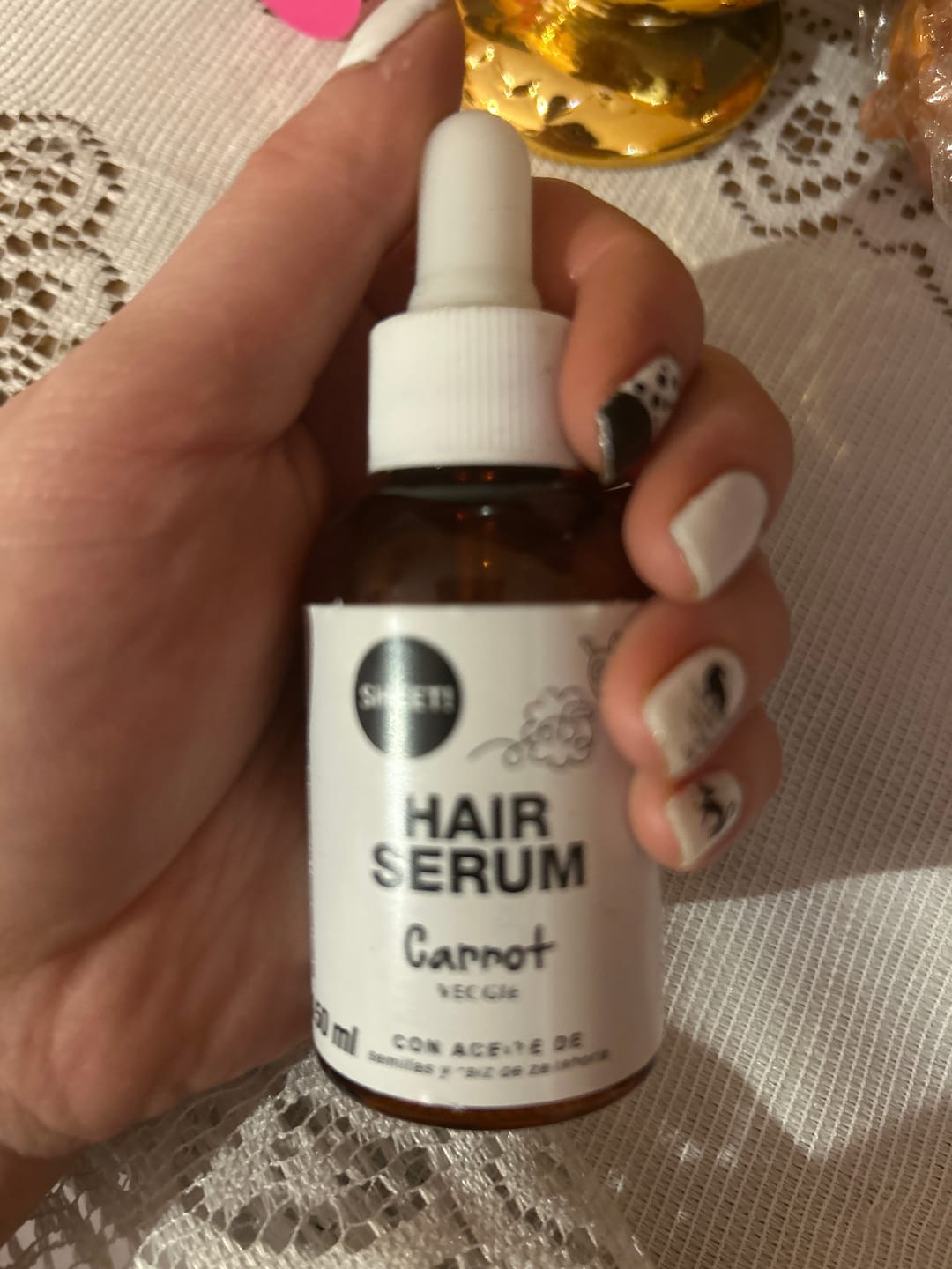 Customer photo review of Pack de sérum para el pelo: nutrición completa en 2 unidades