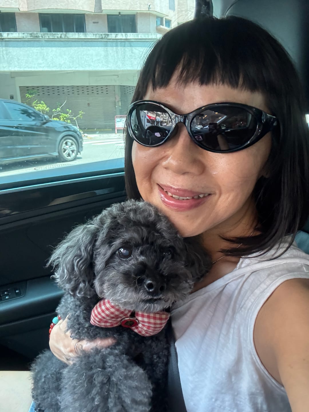Customer photo review of Headband Folding Sunglasses UV 400 FD425