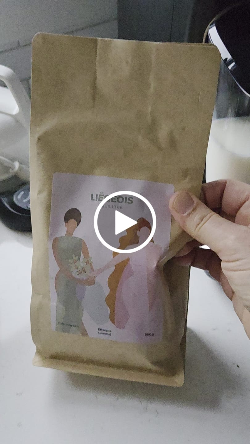 Customer video review of EQUILIBRE - Coffee beans medium roast - Ethiopia - Liegeois our local brand