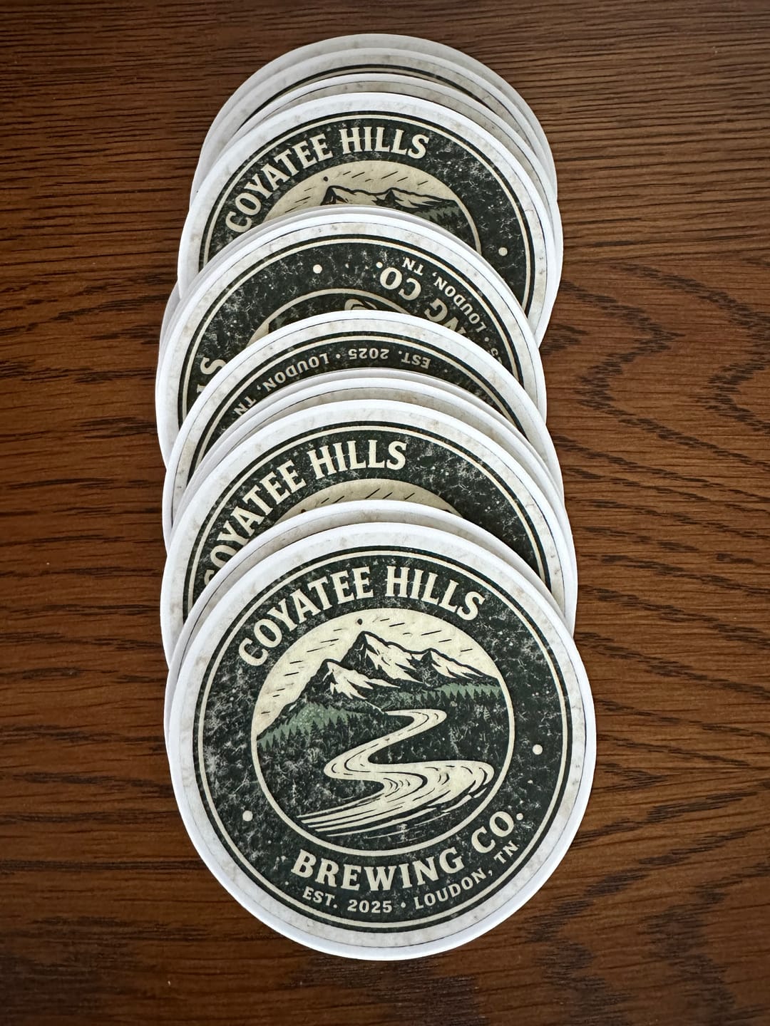 Customer photo review of Circle Stickers