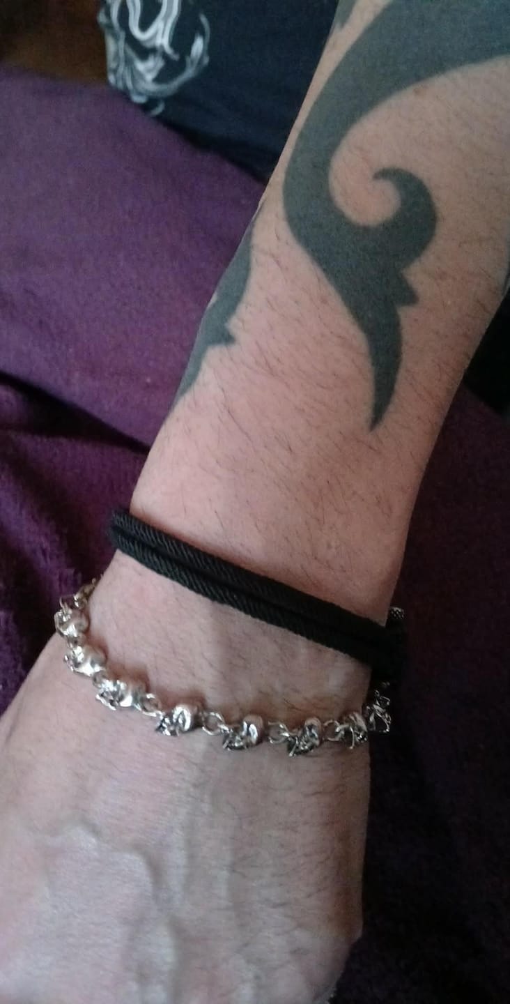 Customer photo review of Bone Bracelet