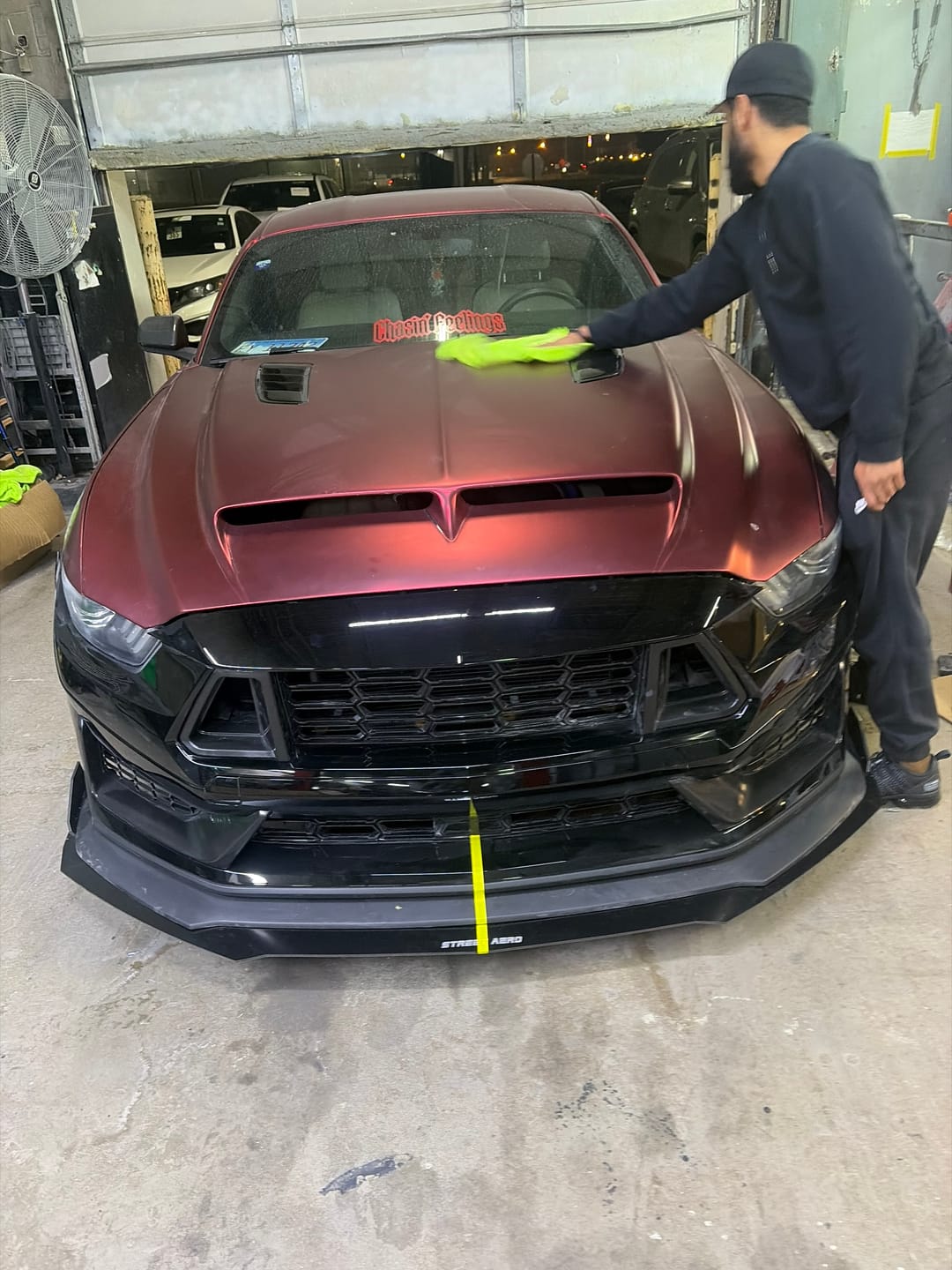 Customer photo review of 2015-2017 Mustang Dark Horse Front Bumper Conversion Body Kit