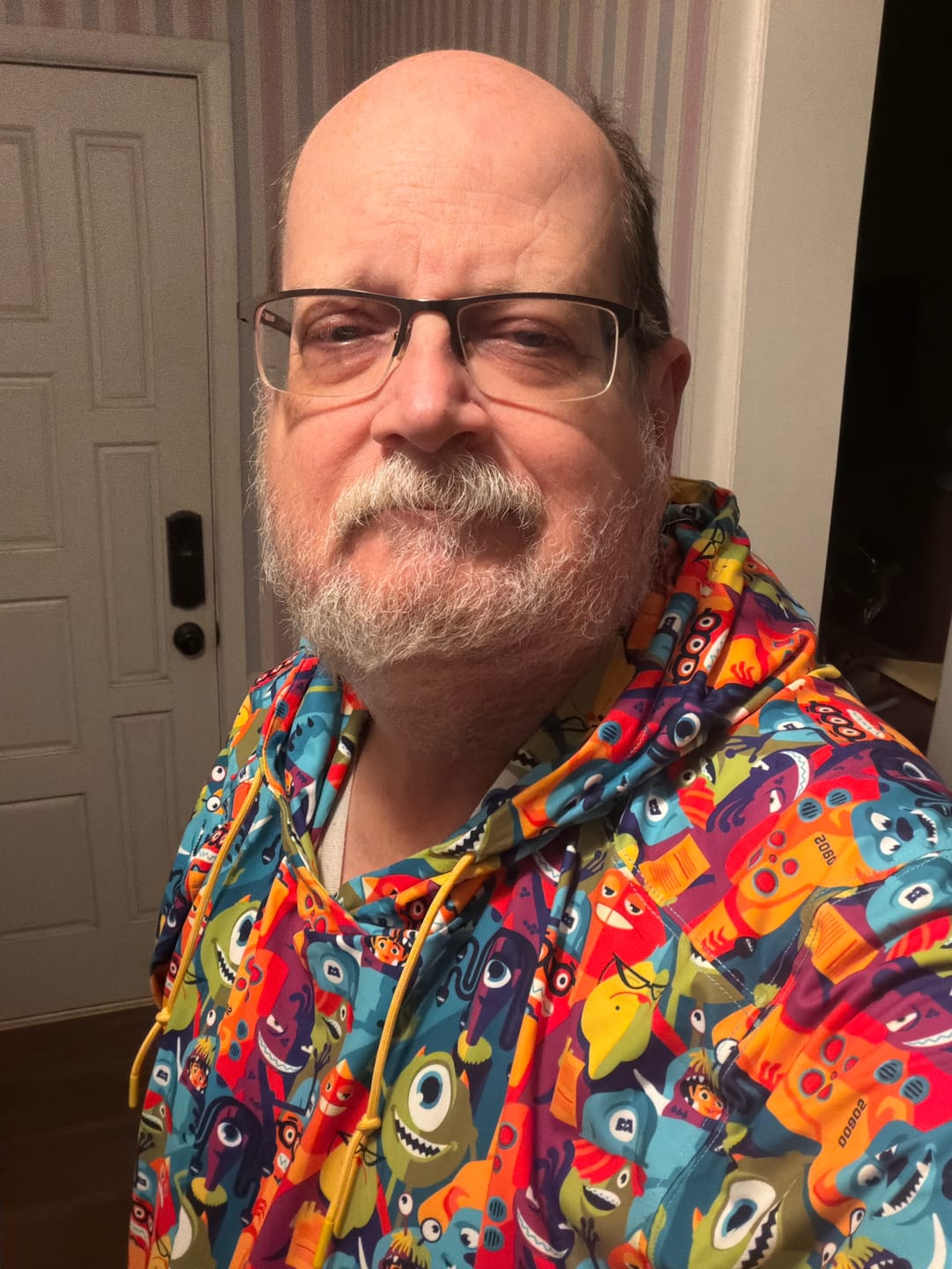 Customer photo review of Disney and Pixar Monsters, Inc. "The Scare Floor" – Performance Hoodie