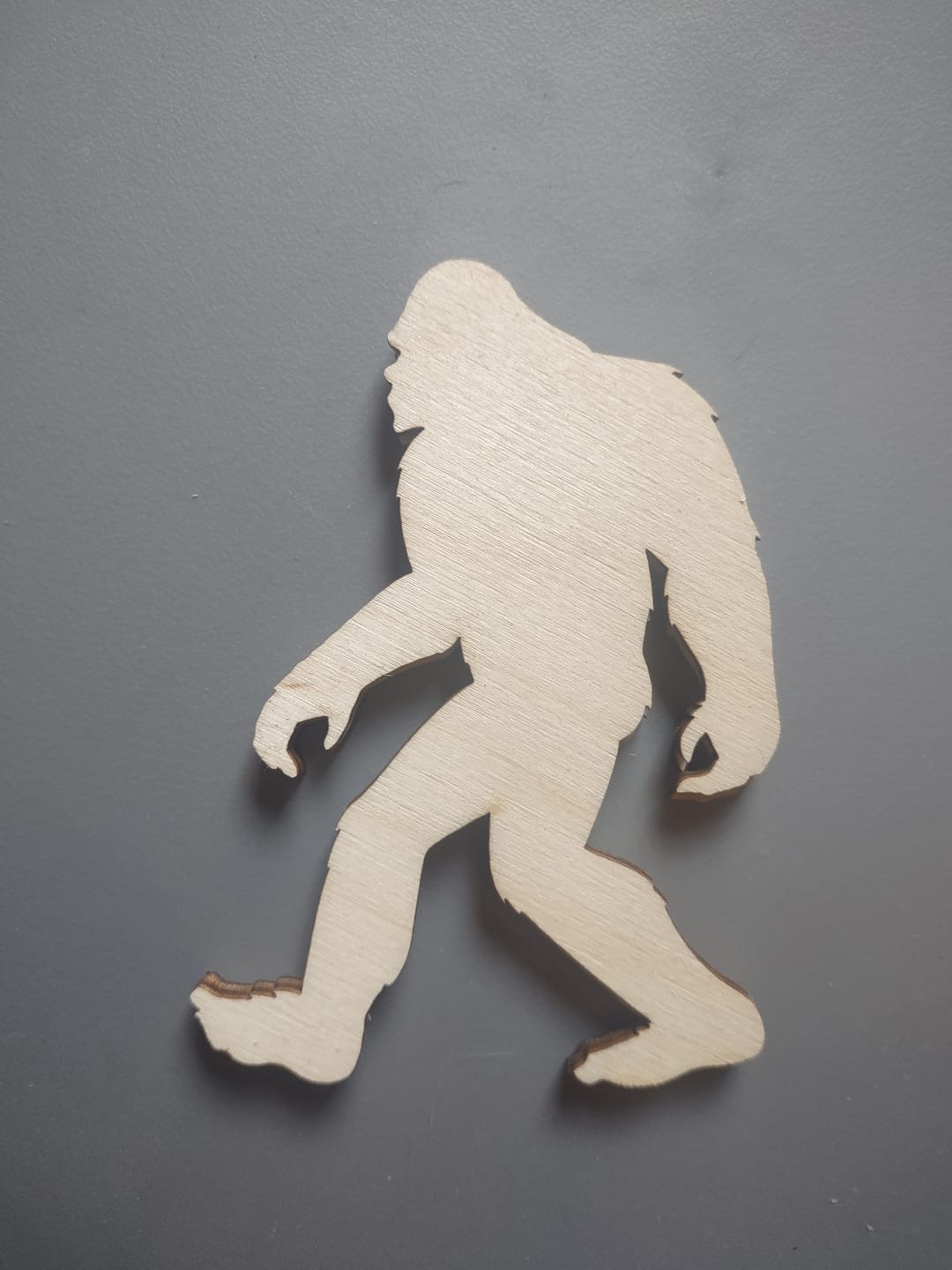 Customer photo review of Unfinished Wood Bigfoot Sasquatch Silhouette - Craft- up to 46" DIY