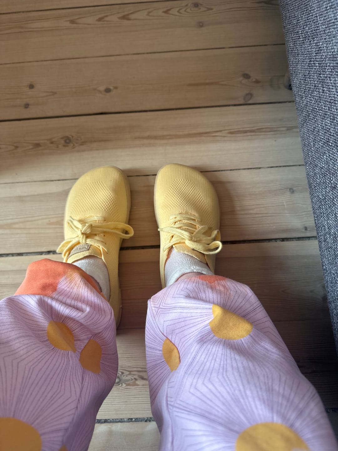 Customer photo review of Vaistoa Iloa | Knitted Barefoot Sneakers