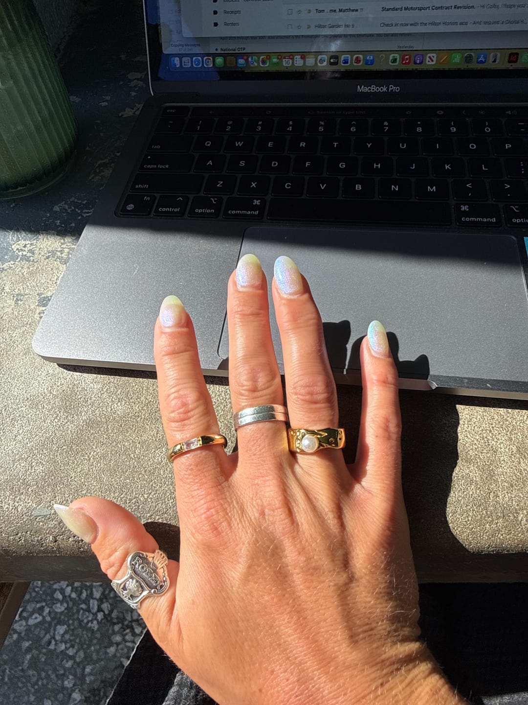 Customer photo review of Treasure Birthstone Ring (Bundle)