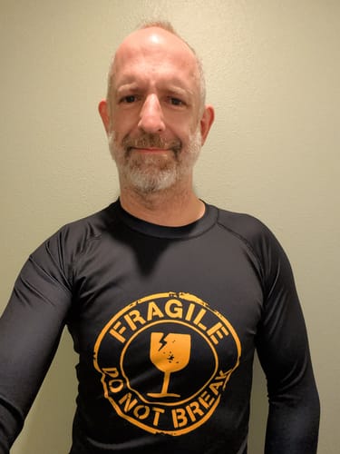 Customer photo review of Custom Sublimated MMA Rashguard Full Sleeves