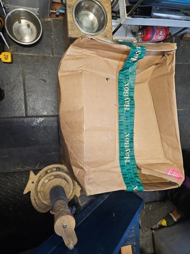 Customer photo review of Orchard Hay Box