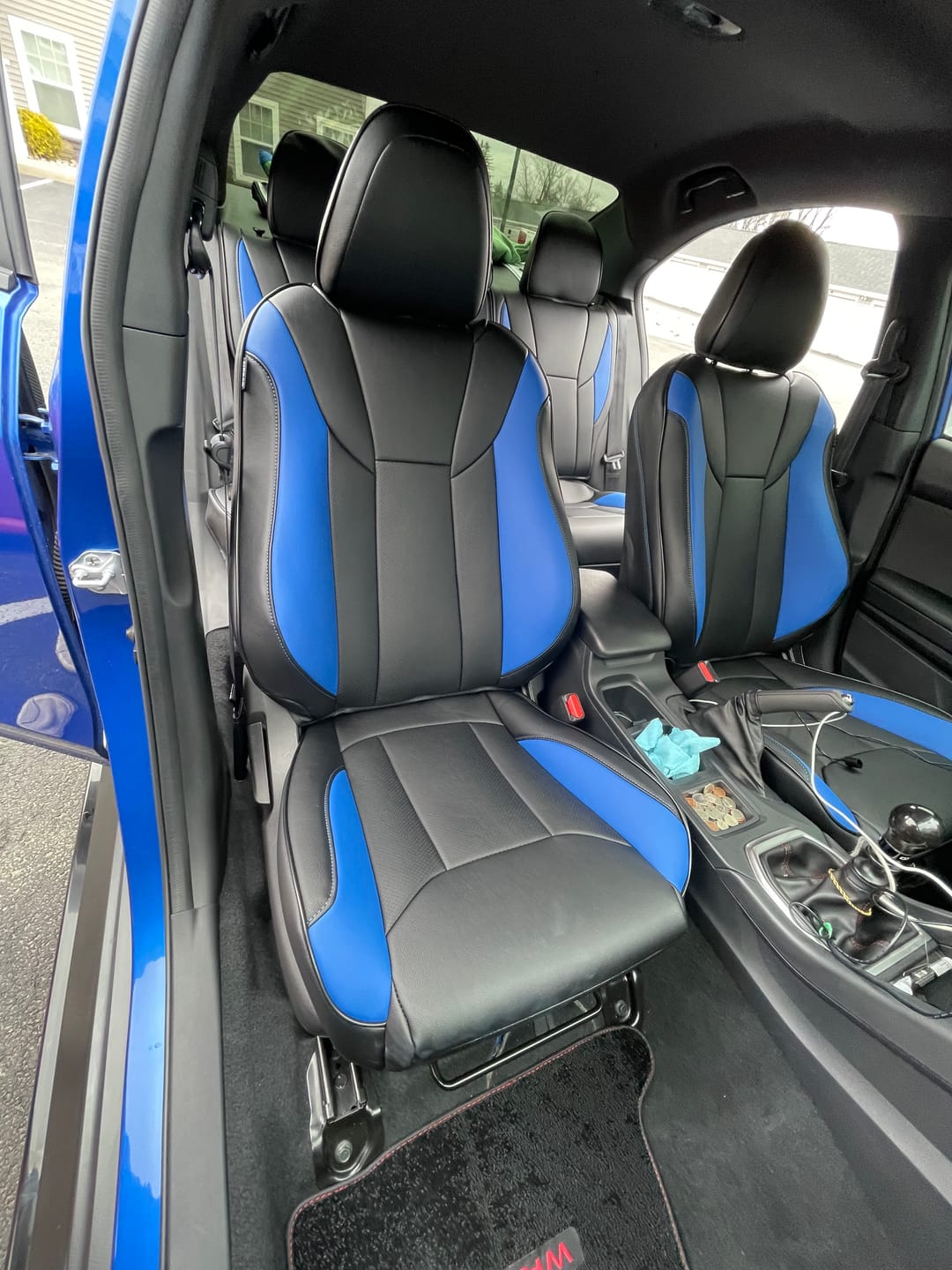 Customer photo review of 2022+ Subaru WRX Premium Custom Seat Covers