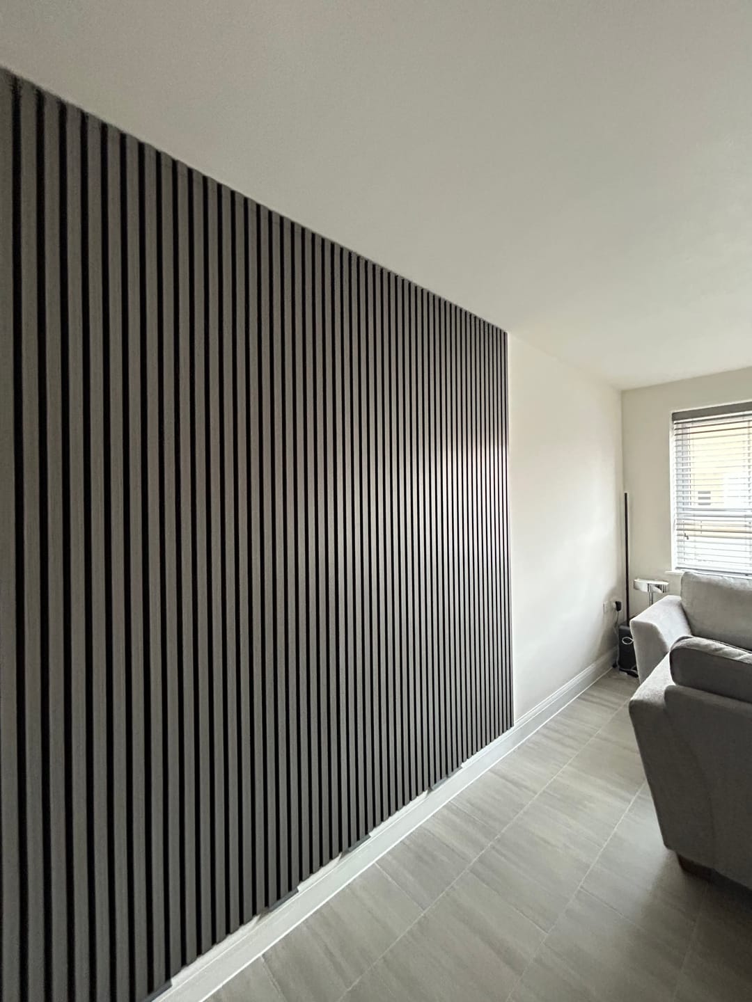 Customer photo review of Premium Acoustic Wall Panels - Light Grey