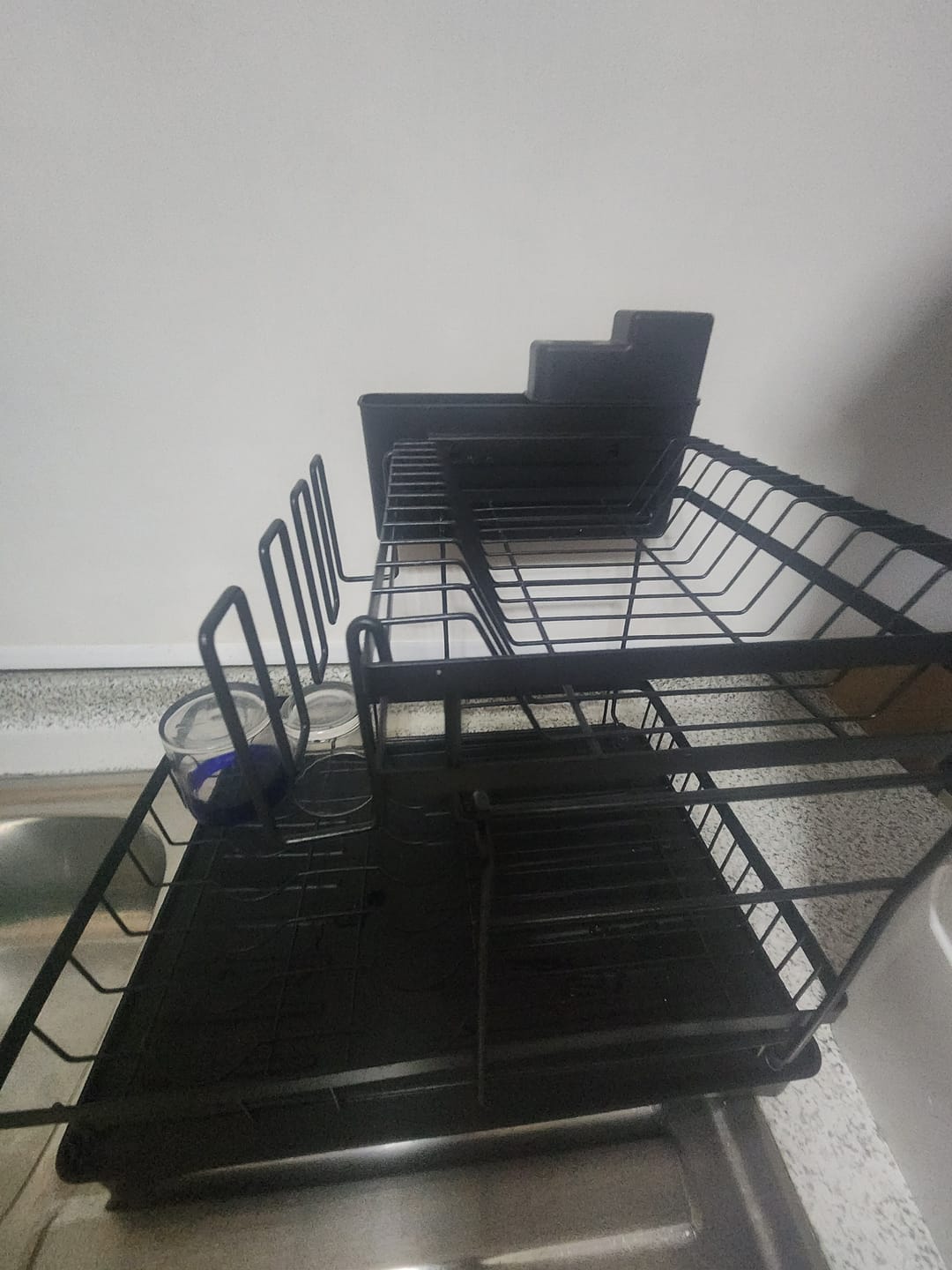 Customer photo review of Escurridor De Platos 2 Niveles Secador Desmontable Loza Inoxidable Rack