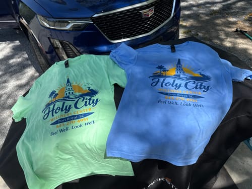 Customer photo review of Gildan Softstyle® 64000 T-Shirt Package (100 Pieces)