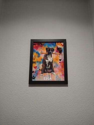 Customer photo review of Graffiti -  Personalised Poster