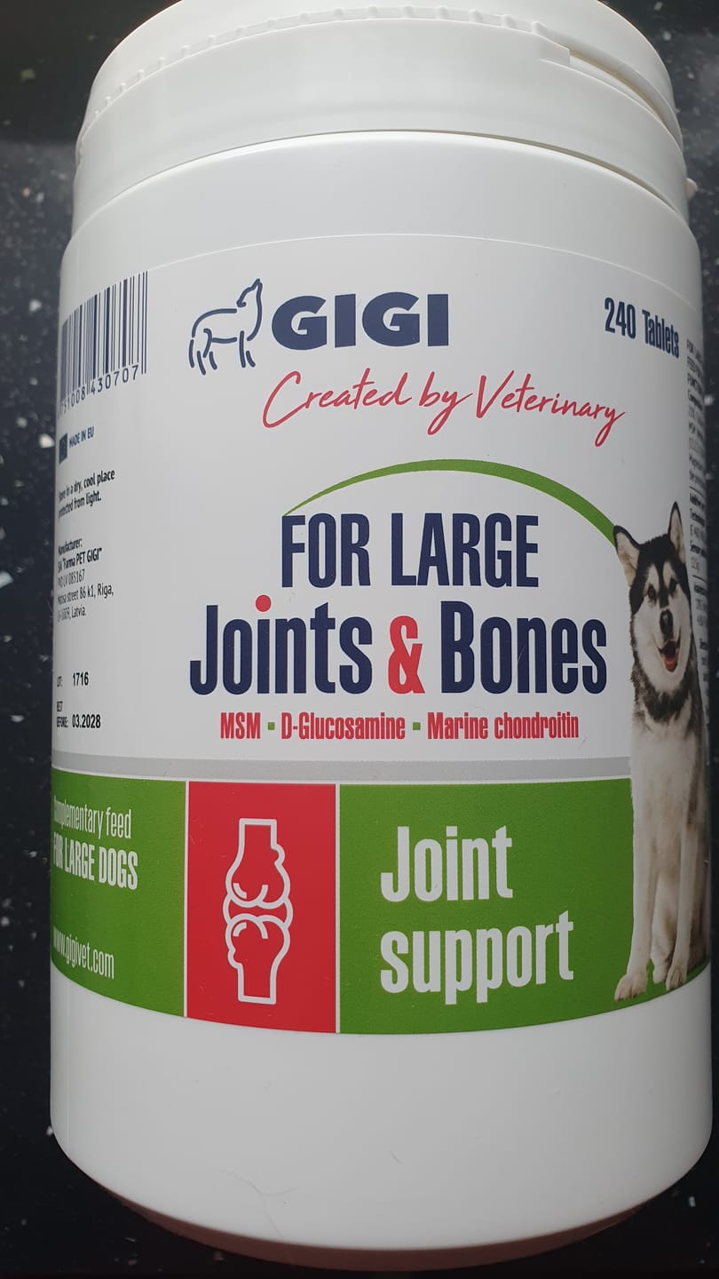 Customer photo review of For Large Joints & Bones | Dog Supplement for Large Dogs