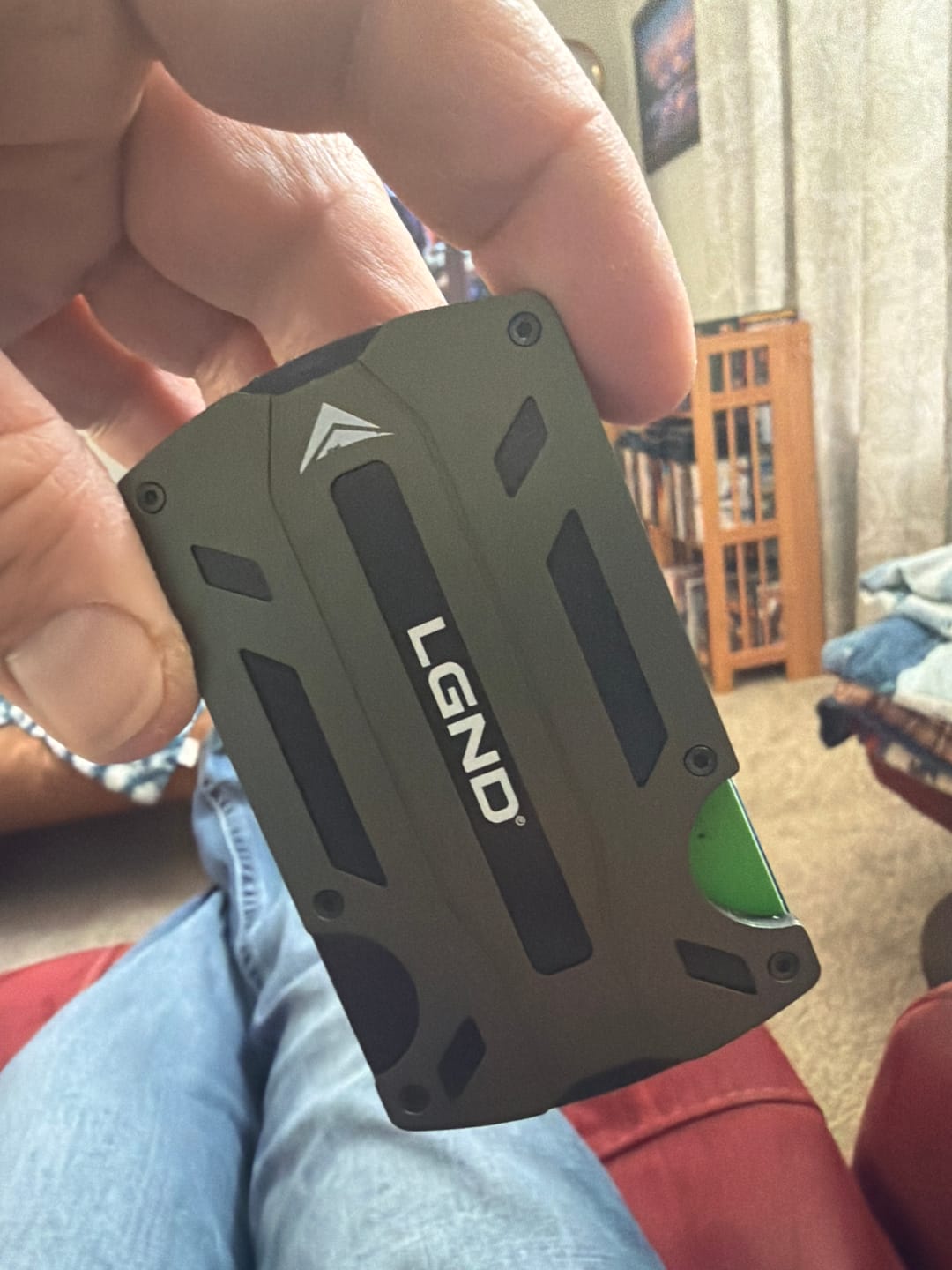 Customer photo review of Tactical Wallet — Aircraft-Grade Aluminum