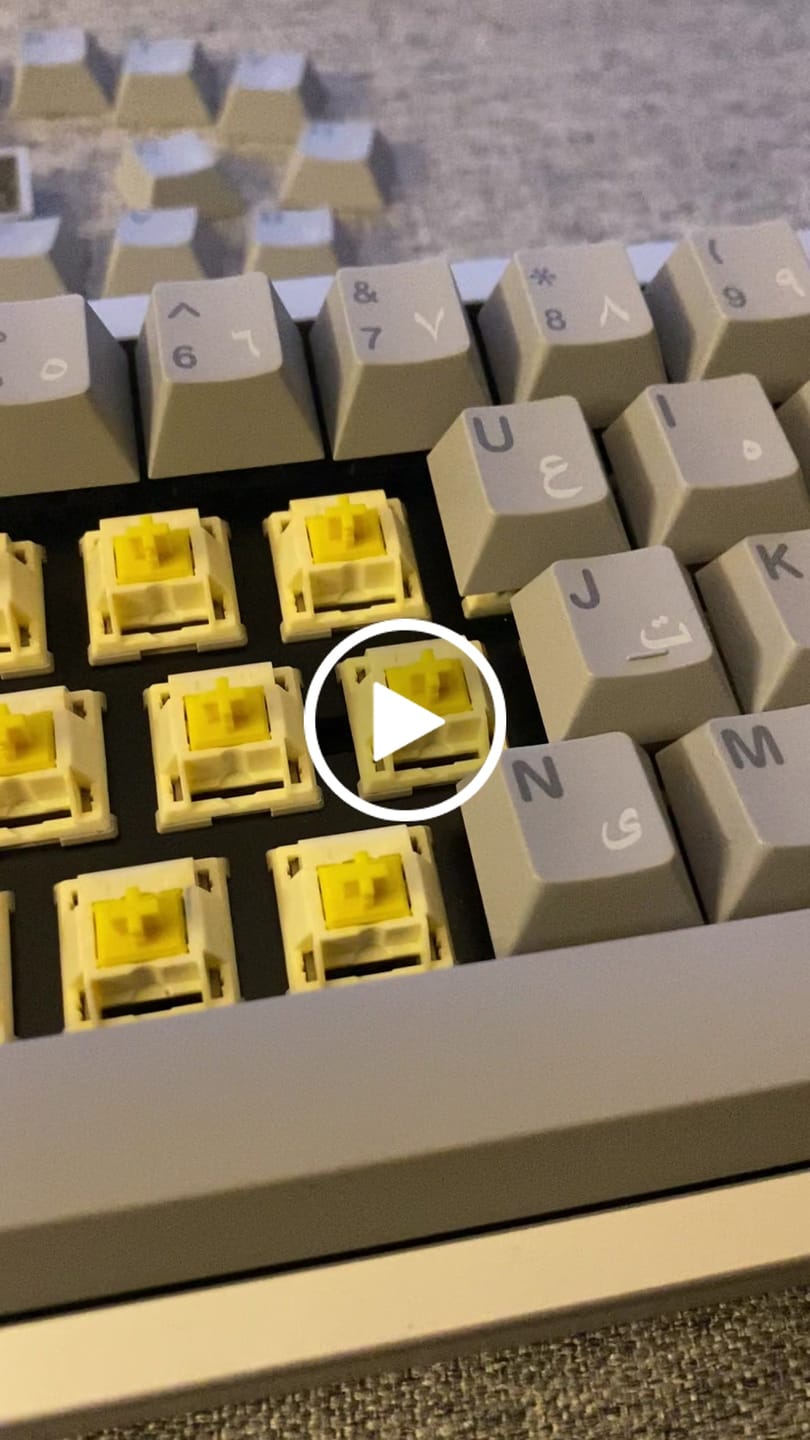 Customer video review of KEYGEEK M3 LINEAR SWITCH FACTORY LUBED (10PCS)