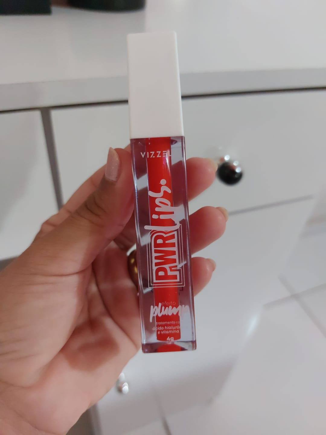 Customer photo review of Power Lips Top Coat Vizzela