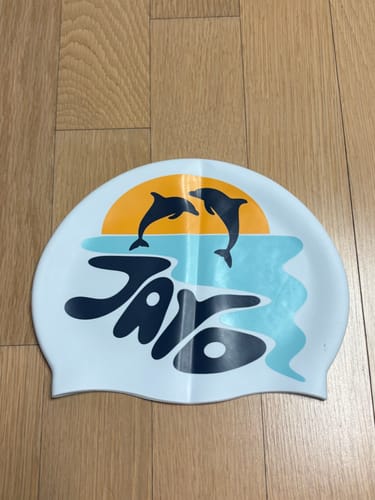 Customer photo review of JAYD Swim Cap - Dolphin Dive