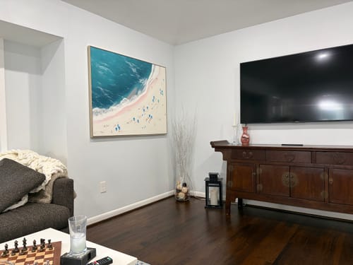 Customer photo review of Plaster Art Texture Painting #SG264