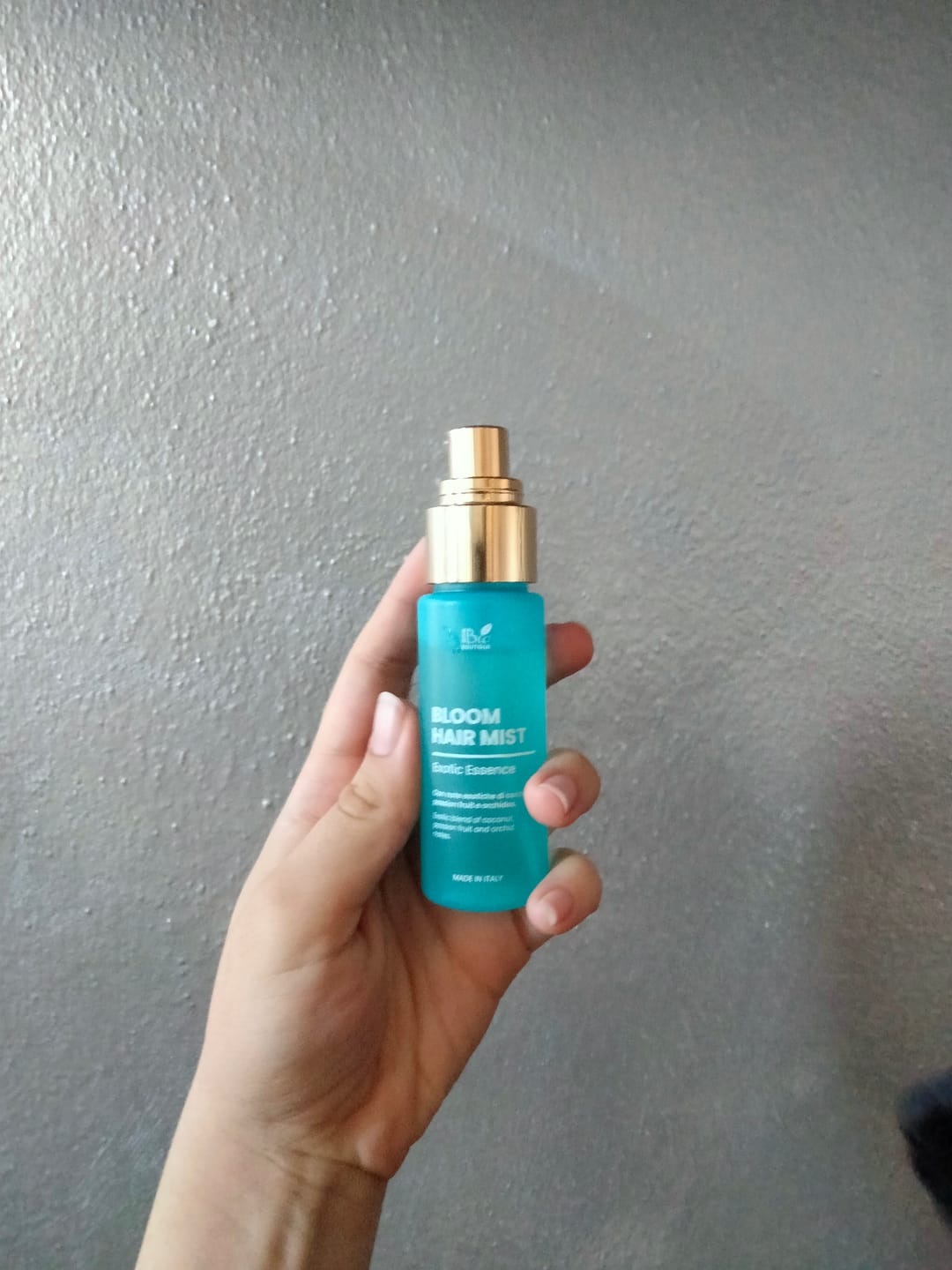 Customer photo review of Bloom Hair Mist