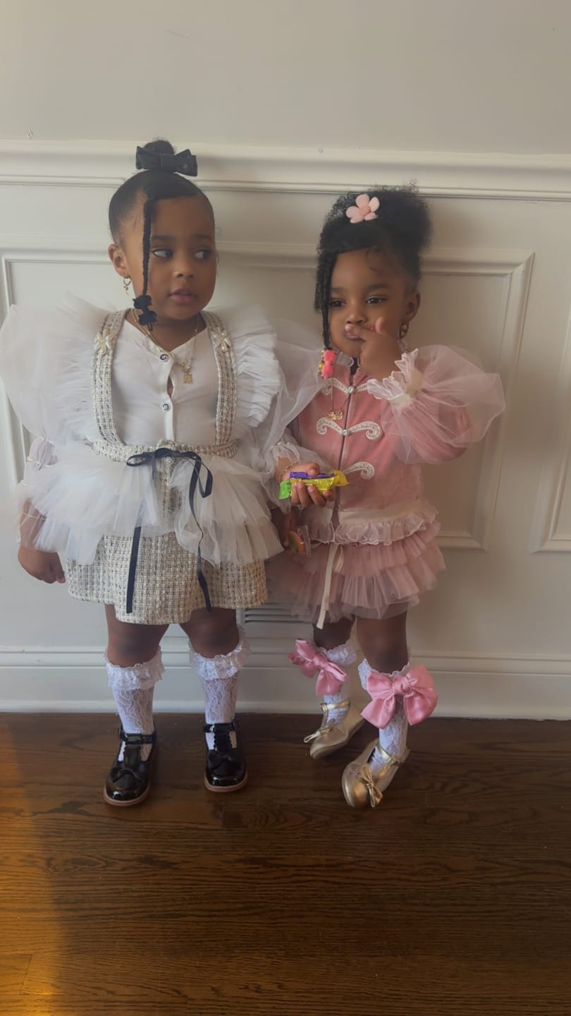Customer photo review of Lola Lace Socks with Satin Bows
