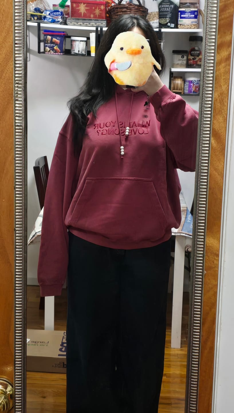 Customer photo review of [4TH PRE-ORDER] BTS - ARIRANG OFFICIAL MD HOODIE RED