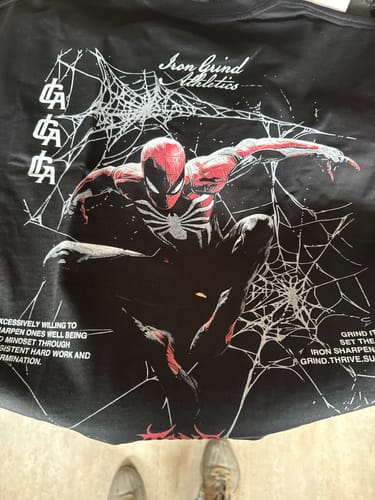 Customer photo review of [Limited Edition] 'Mrvl: S-M' Heavyweight T-Shirt