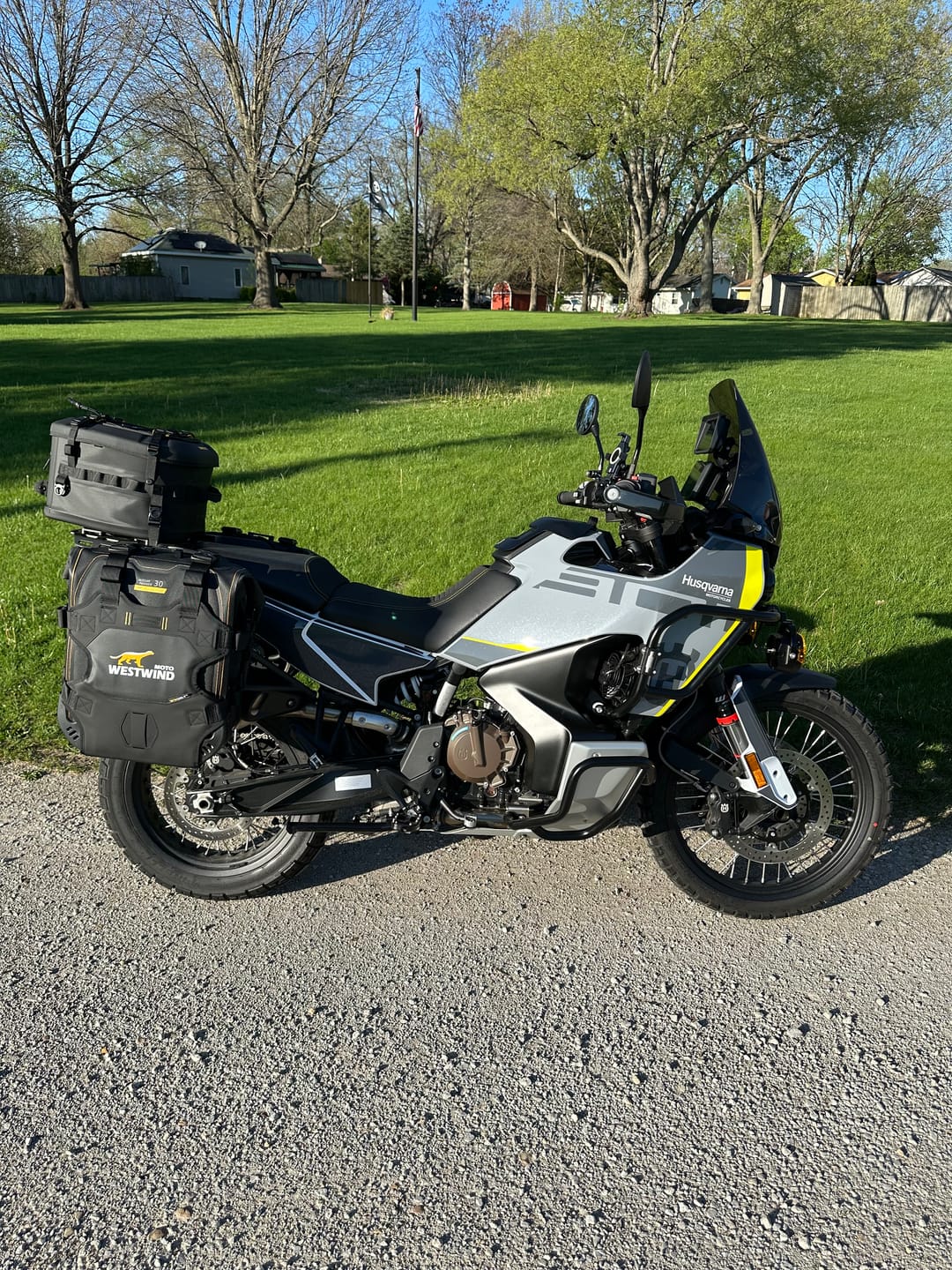 Customer photo review of Hussar Panniers Set