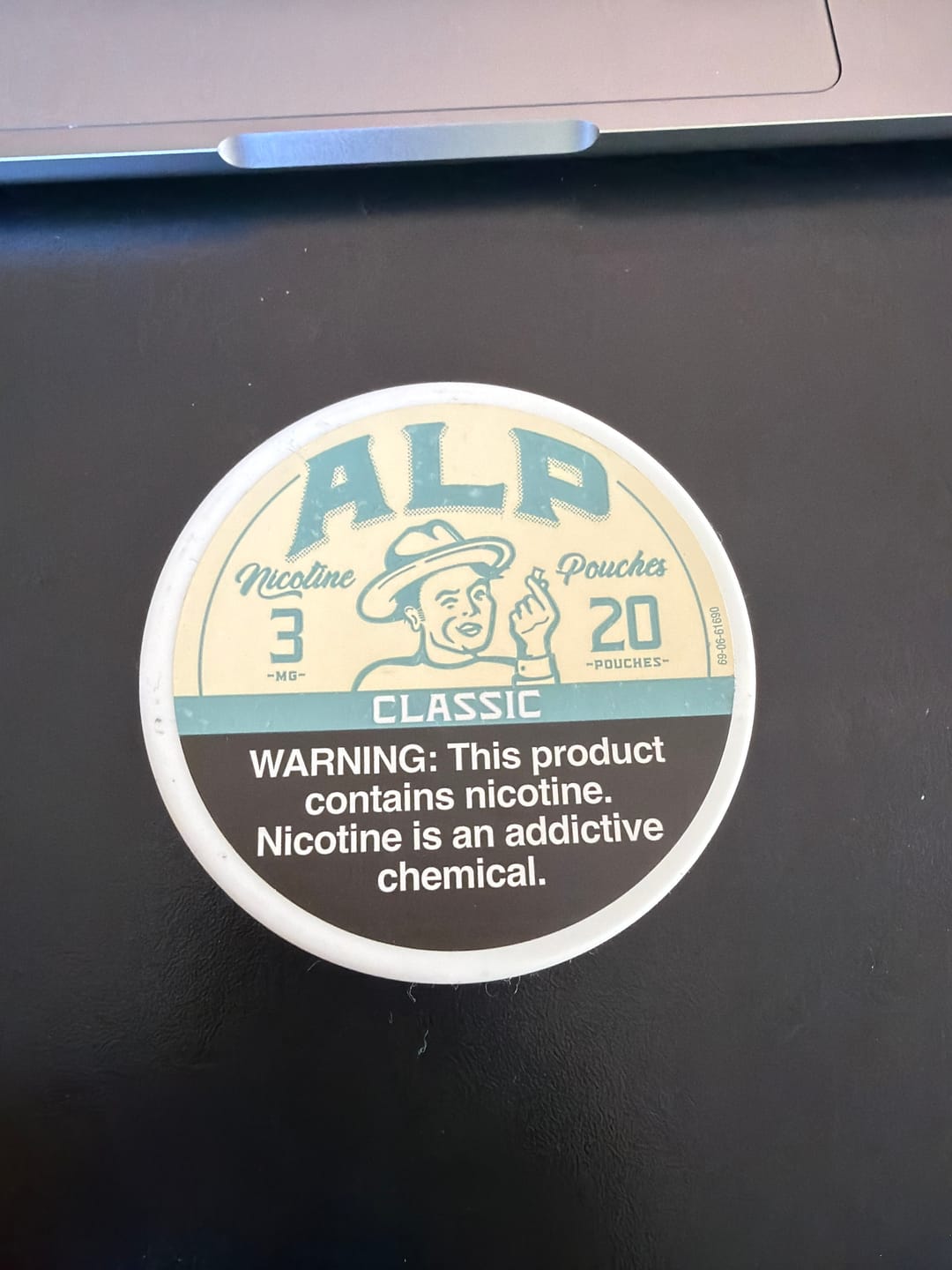 Customer photo review of Classic Nicotine Pouches