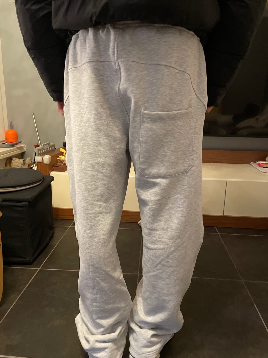 Customer photo review of Sweatpants Wide Fit Blanks 330GSM Sport Grey