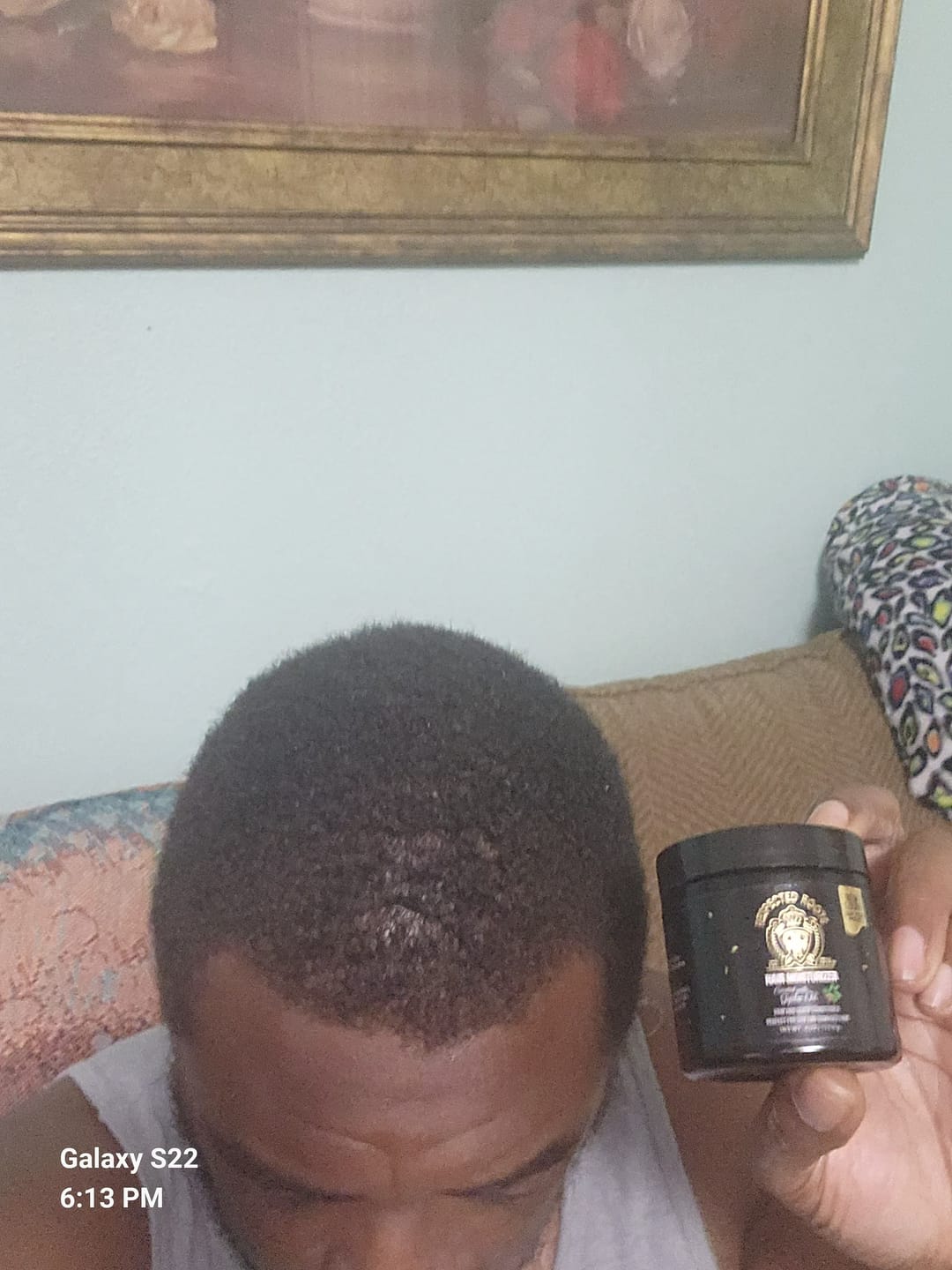 Customer photo review of Hair Moisturizer