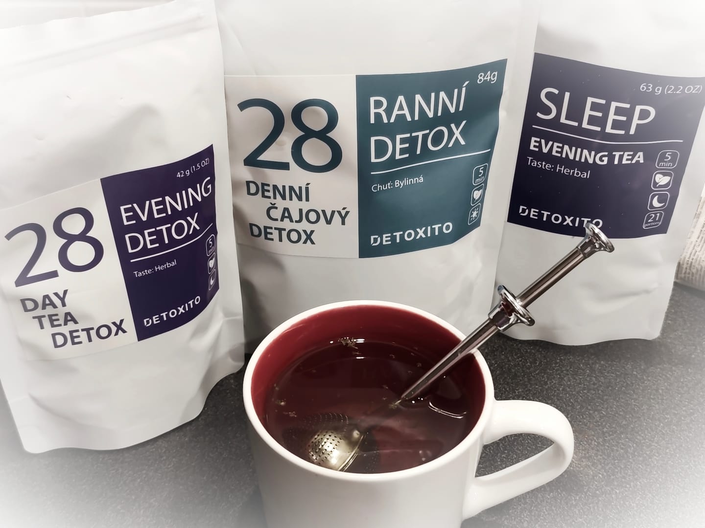 Customer photo review of Detoxikační čaje (28 denní balíček)