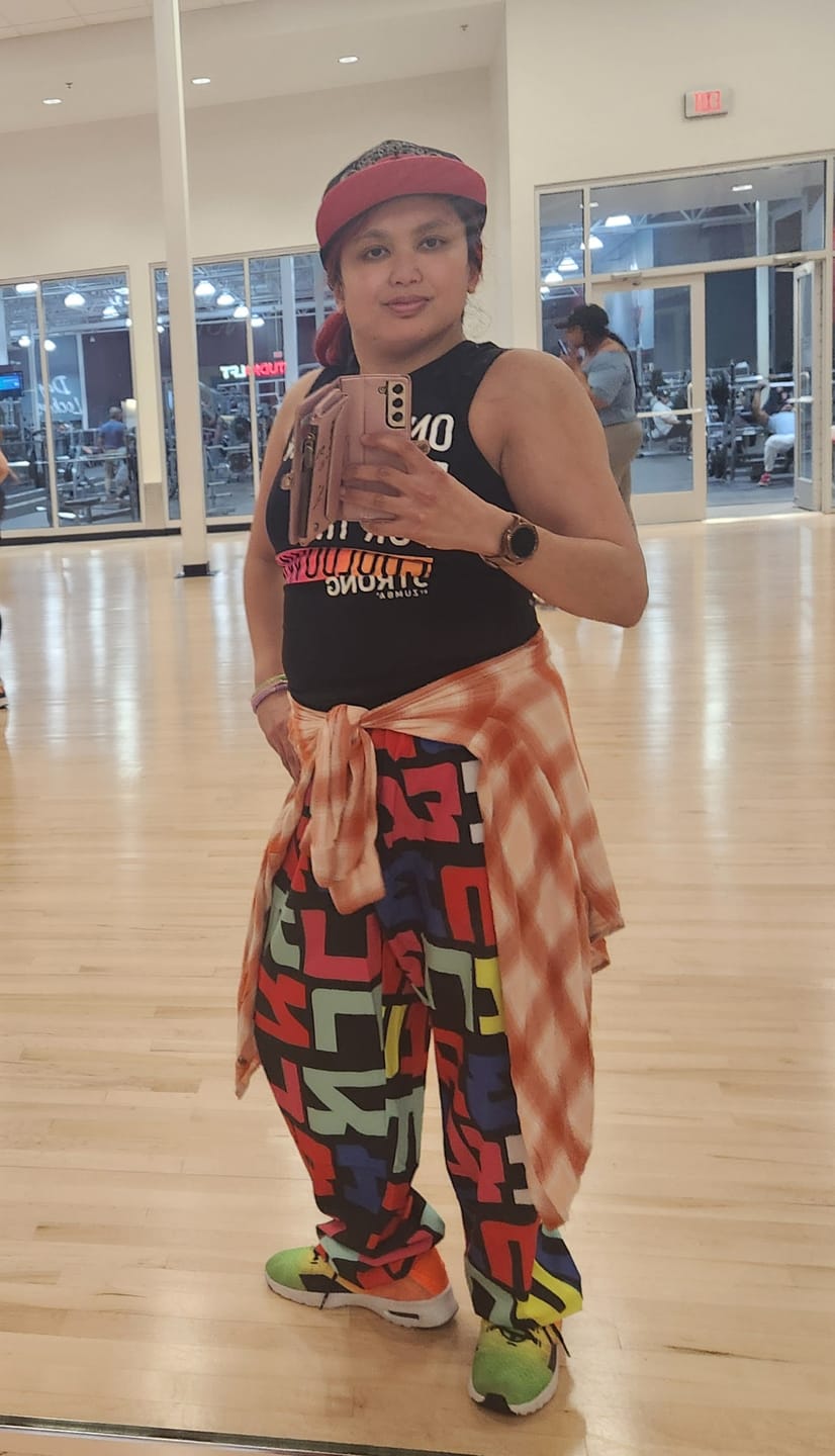 Customer photo review of Eastern Flavor Baggy Woven Pants