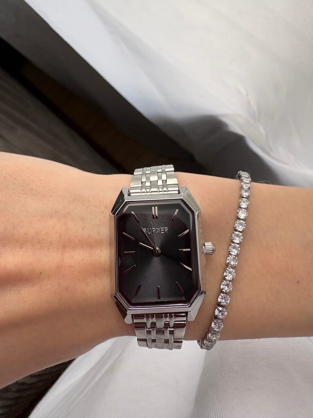 Customer photo review of Ava Silver Bracelet