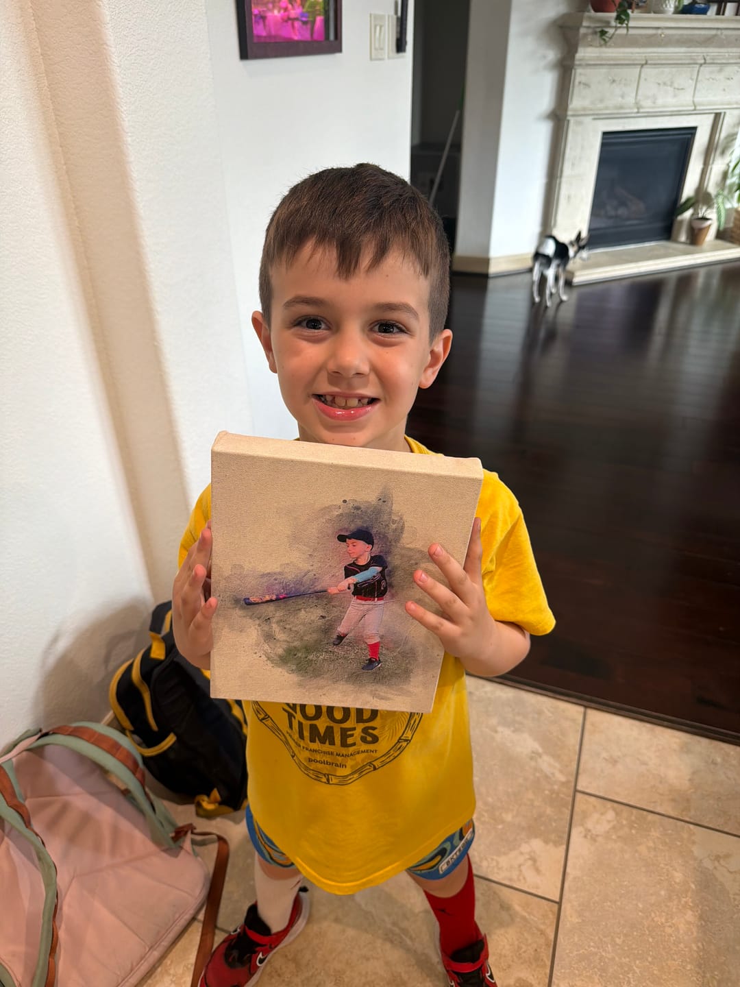 Customer photo review of Personalized photo Painting