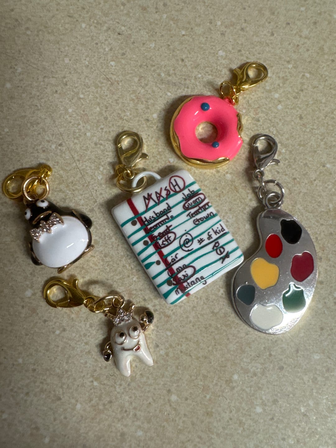 Customer photo review of 3 CHARM BUNDLE - Pick Your Charms TT LIVE