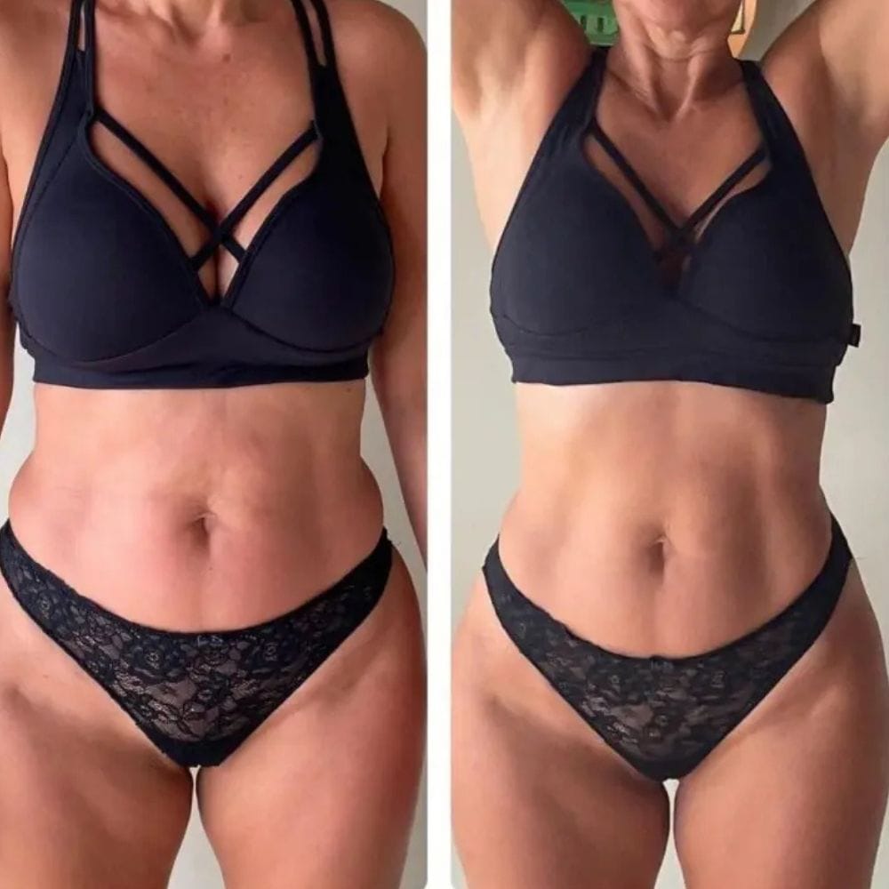 Customer photo review of Cellugone 3.0: Glättet Cellulite und strafft Bauch, Beine & Po für zuhause