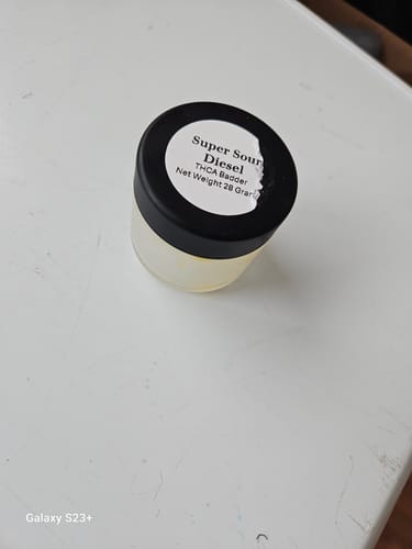 Customer photo review of Super Sour Diesel | THCA Badder