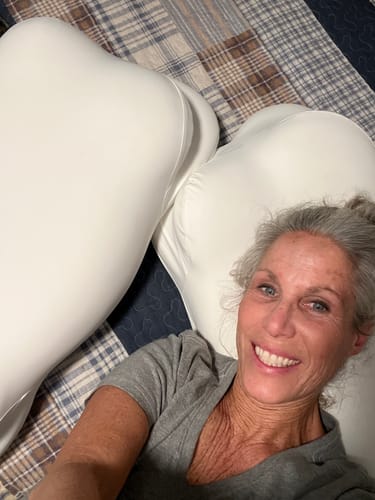 Customer photo review of CloudAlign™ Pillow
