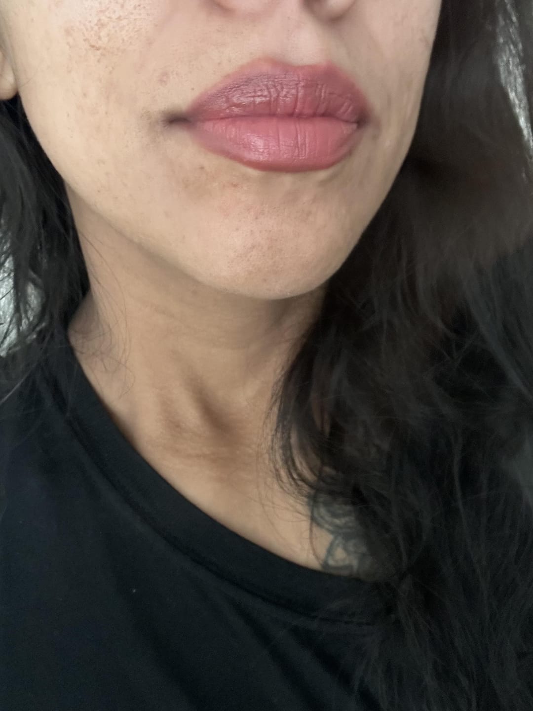 Customer photo review of Nourish & Glow Lipsticks