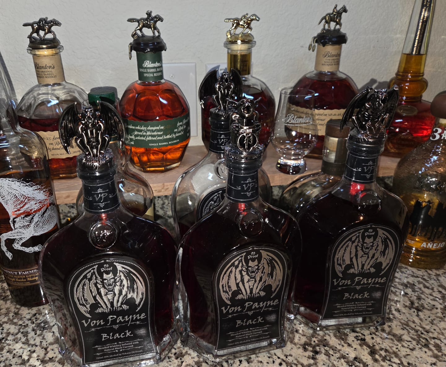 Customer photo review of Von Payne Black Blended Whiskey